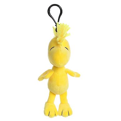 Aurora Mini Yellow Peanuts 4.5" Woodstock Clip-On Adorable Stuffed Animal