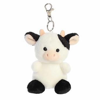 Aurora Mini White Adorable Clip-On 4" Sweetie Cow Palm Pals