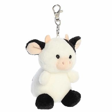 Aurora Mini White Adorable Clip-On 4" Sweetie Cow Palm Pals
