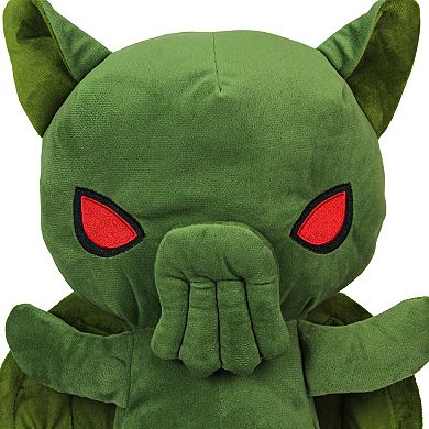 Creepy Cute Cthulhu Backpack Green Polyester Old One Fashion Day Bag