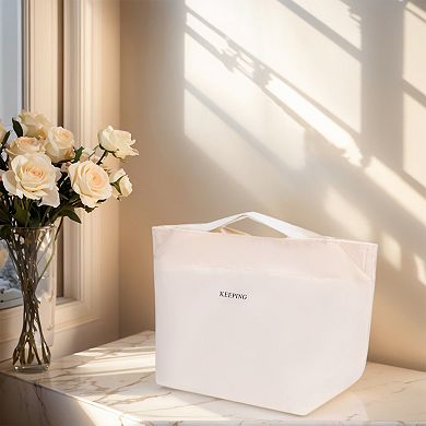 Insulated Bag, Lunch Bag, Cute Tote Bag Lunch Box Large Capacity, Reusable Cooler Bag 8.7*5.5*8.7in