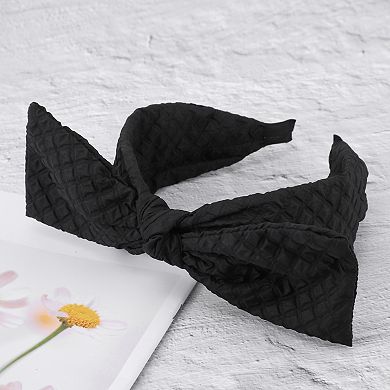 Women's Elegant Bow Wide Headbands 1 Pc