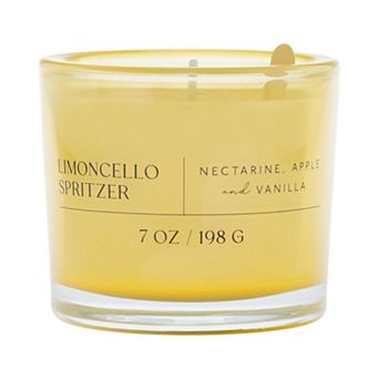 Sonoma Goods For Life® Limoncello Spritzer 7-oz. Heavy Glass Candle