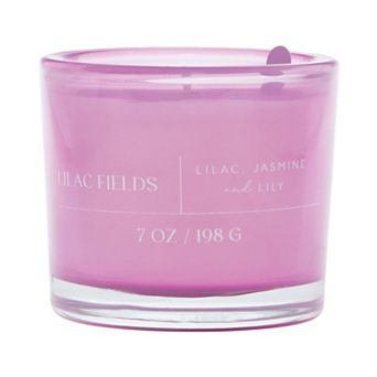 Sonoma Goods For Life® Lilac Fields 7-oz. Heavy Glass Candle