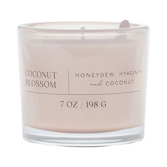 Sonoma Goods For Life® Coconut Blossom 7-oz. Heavy Glass Candle
