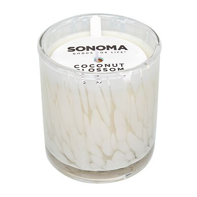 Sonoma Goods For Life® Coconut Blossom 8-oz. Confetti Glass Candle