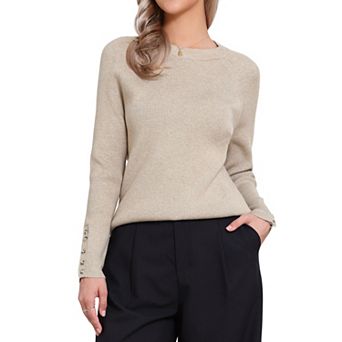 Long Raglan Sleeves Sweater Tops for Women Perfect for Fall and Winter Outfits