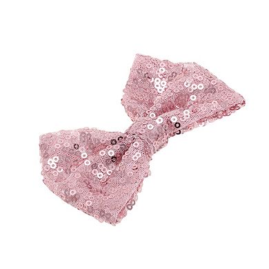 Elegant Sequins Bow Hair Clip 1 Pc