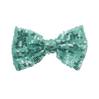 Elegant Sequins Bow Hair Clip 1 pc