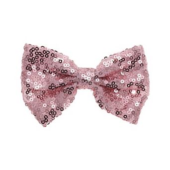Elegant Sequins Bow Hair Clip 1 pc