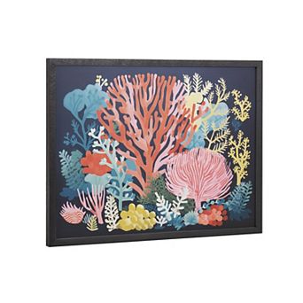 Gallery Bright Coral Underwater Ocean Print by The Creative Bunch Studio