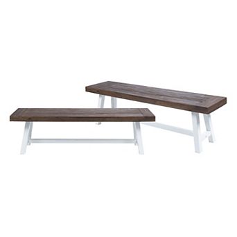 Merax Outdoor Benches (Set of 2)