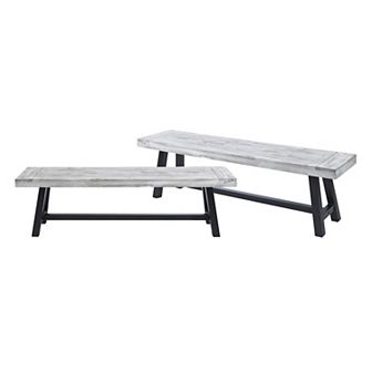 Merax Outdoor Benches (Set of 2)