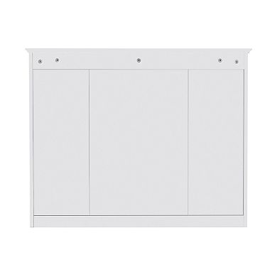 Merax Wall Mounted Bathroom Storage Cabinet, Modern Bathroom Wall Cabinet with Mirror