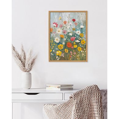 Gallery Boho Wildflower Garden Print by The Creative Bunch Studio
