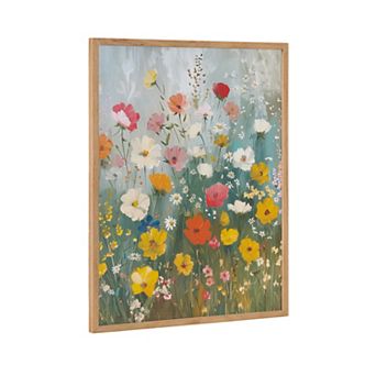 Gallery Boho Wildflower Garden Print by The Creative Bunch Studio