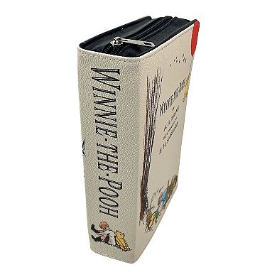 Beige Vinyl Winnie The Pooh Book Handbag Novelty Clutch Purse Crossbody Bag A.a. Milne