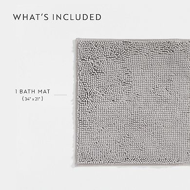 Home Collection Ultra Soft Chenille Bath Mat