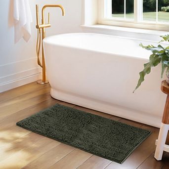 Home Collection Ultra Soft Chenille Bath Mat