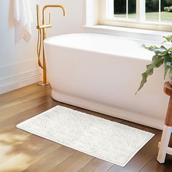 Home Collection Ultra Soft Chenille Bath Mat