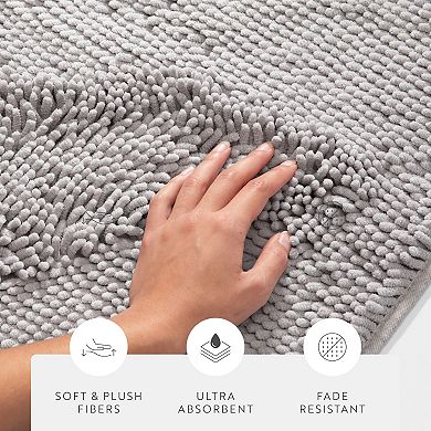 Home Collection 2-pc. Ultra Soft Chenille Bath Mat Set