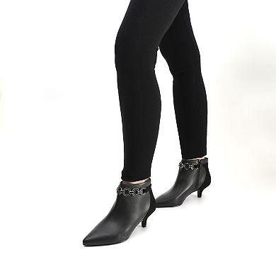 Easy Street Jinx Women's Pointed Toe Ankle Boots