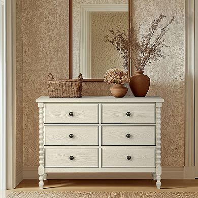 Madison Park Signature Beckett 6-Drawer Wood Dresser 46-Inch