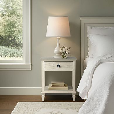 Madison Park Signature Victoria One-Drawer Nightstand with Shelf
