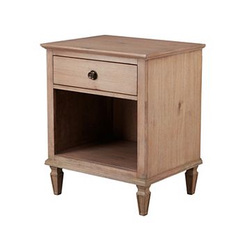 Madison Park Signature Victoria One-Drawer Nightstand with Shelf