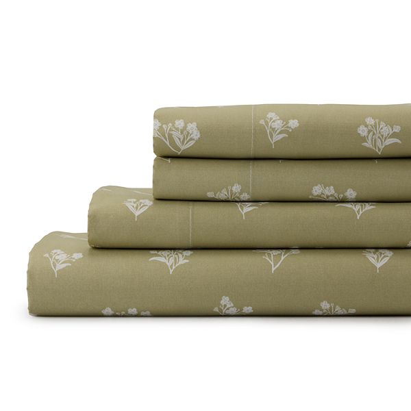 The Big One® Extra Soft Sheet Set or Pillowcases - Sage Floral (STD PC 2PK)