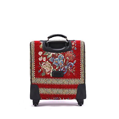Mellow World Hand-Beaded Flower Shop 17-in. Spinner Luggage