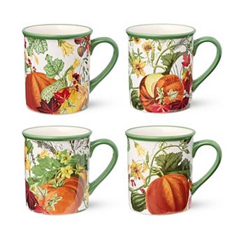 Certified International Harvest Fields 4 pc 18-oz. Mug Set
