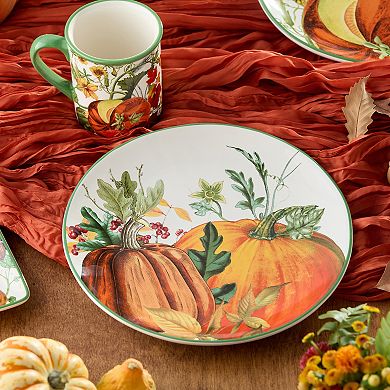 Certified International Harvest Fields 4-pc. Dinner Plate Set