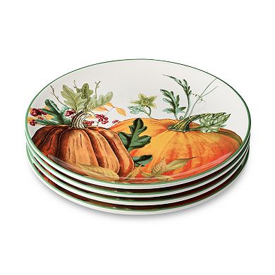 Certified International Harvest Fields 4-pc. Dinner Plate Set