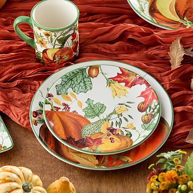 Certified International Harvest Fields 4-pc. Salad Plate Set