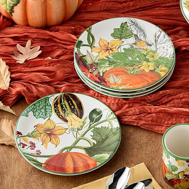 Certified International Harvest Fields 4-pc. Salad Plate Set