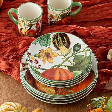 Certified International Harvest Fields 4-pc. Salad Plate Set