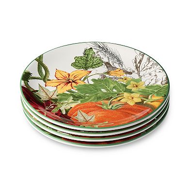 Certified International Harvest Fields 4-pc. Salad Plate Set