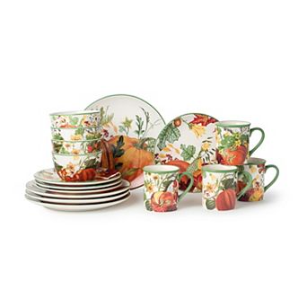 Certified International Harvest Fields 16 pc Dinnerware Set