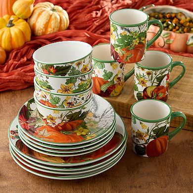 Certified International Harvest Fields 16-pc. Dinnerware Set