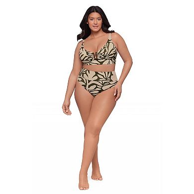 Women's S3 Swim Supportive Banded U-Wire Midkini Swimsuit Top