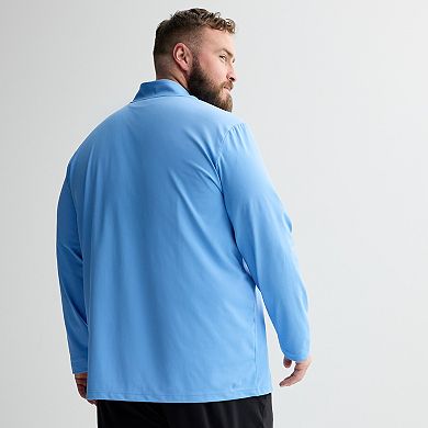 Big & Tall Tek Gear DRY TEK Quarter Zip Pullover