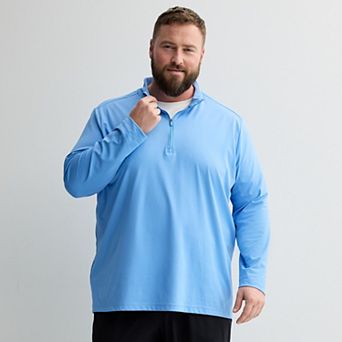 Big & Tall Tek Gear® DRY TEK Quarter Zip Pullover