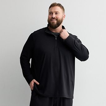 Big & Tall Tek Gear® DRY TEK Quarter Zip Pullover