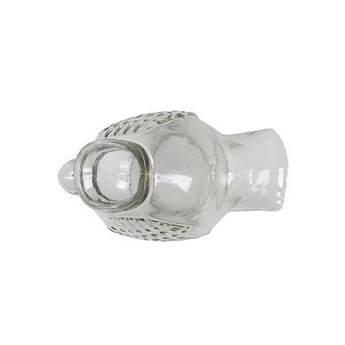 Everyday Decor Clear Glass Bird Figurine Table Decor