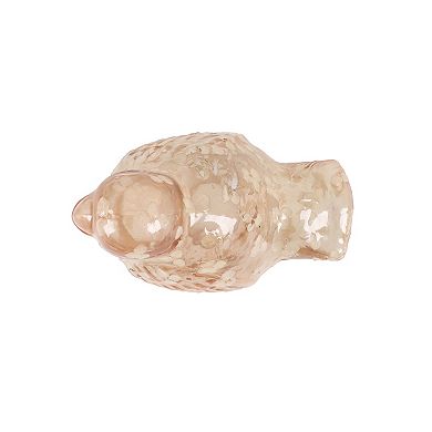 Everyday Decor Pressed Flower Glass Bird Table Decor