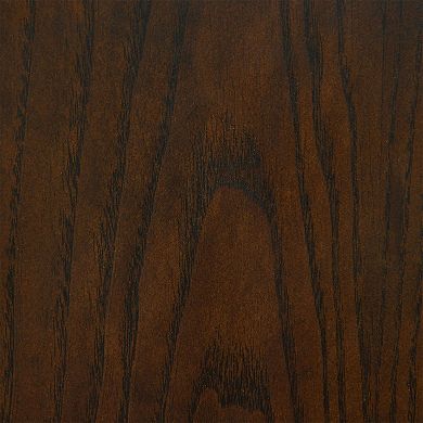 Martha Stewart Philippe Round End Table with Shelf