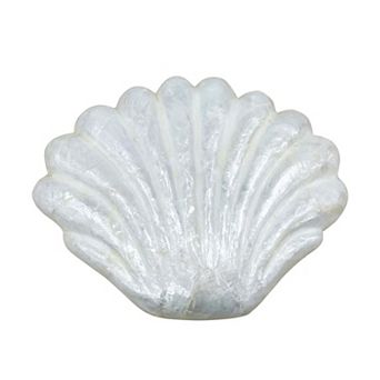 Everyday Decor Capiz Shaped Shell Tray Table Decor