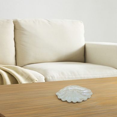 Everyday Decor Capiz Shaped Shell Tray Table Decor