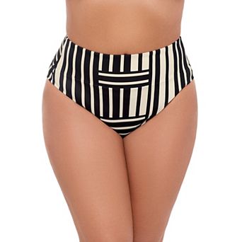 Women's S3 Swim Smoothing Ultra Banded High Waist Bikini Swimsuit Bottom